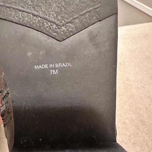 Genuine leather tall boots - Picture 4 of 5